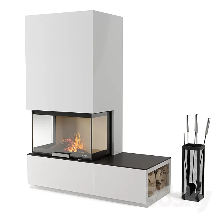 Fireplace Nordpeis 3D Model