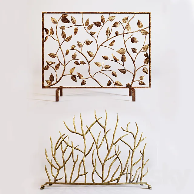 Fireplace screen 3D Model