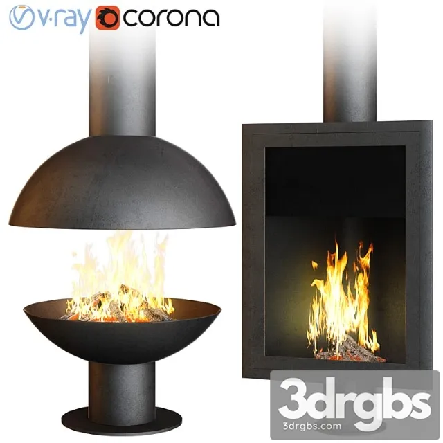 Fireplace set Focus Creation 3 4 Options Free Download