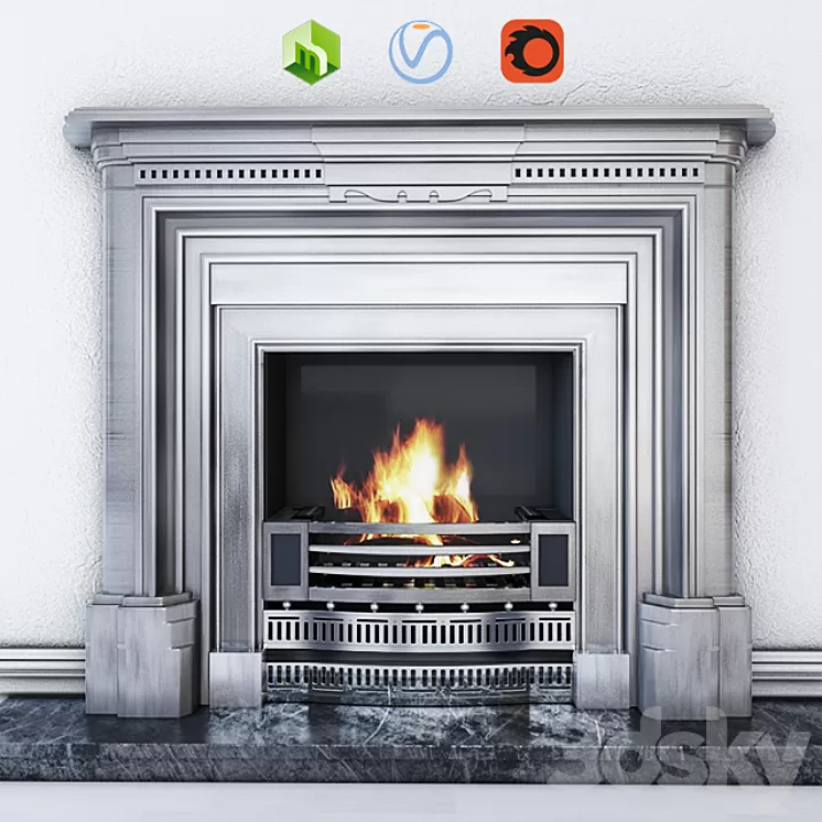 Fireplace Stovax - Knightsbridge 3D Model