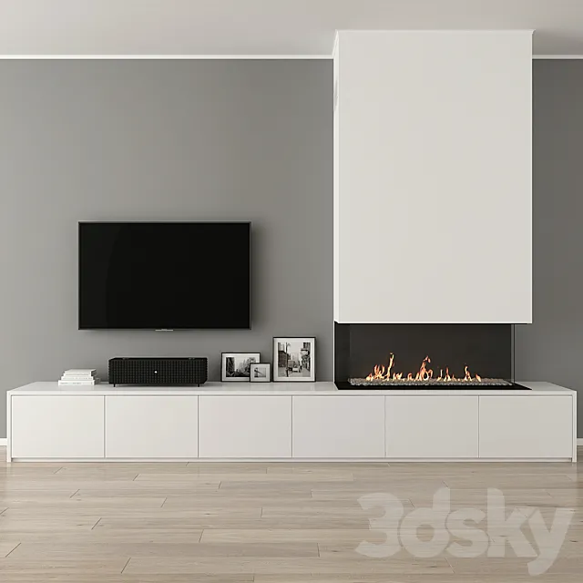 Fireplace with decor 31 Free Download