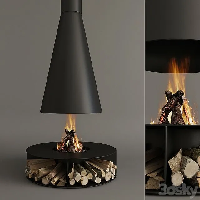 Fireplace_Modern_10 Free Download