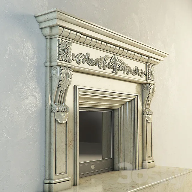 Fireplaces classical 3D Model