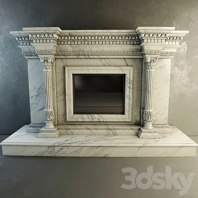 Fireplaces classical 3D Model