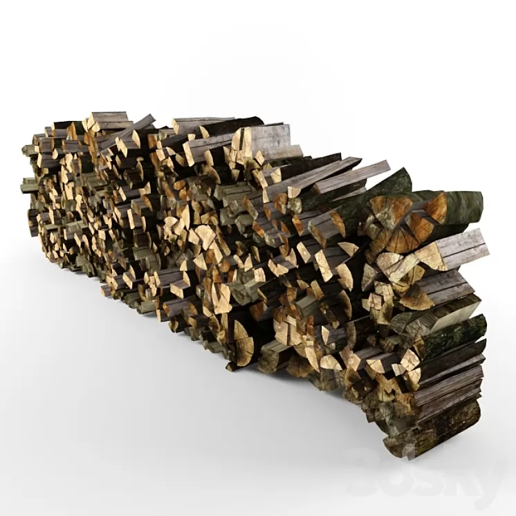 Firewood 3D Model