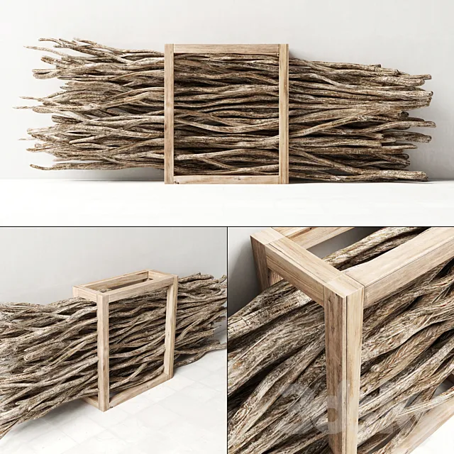 Firewood branch 3DModel