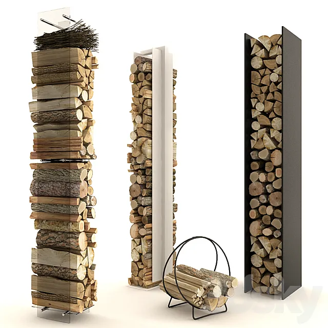 Firewood Set_1 3DModel