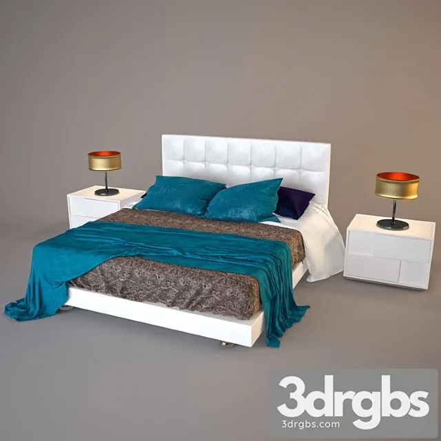Firmes Soft Bed 3D Model Free