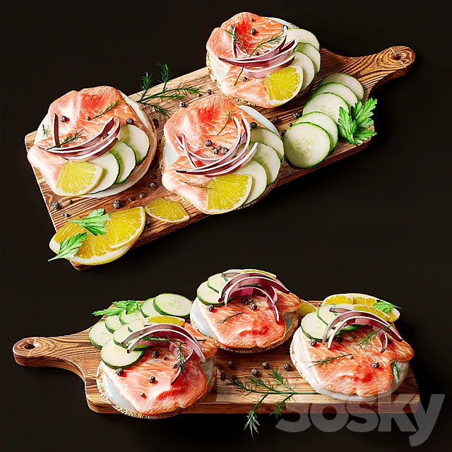 Fish-set 3D Model