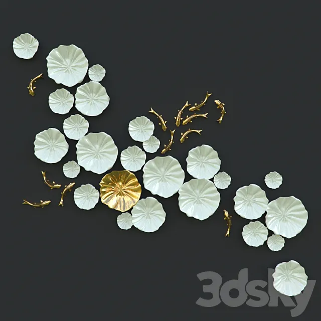 Fish Wall Decors 3D Model
