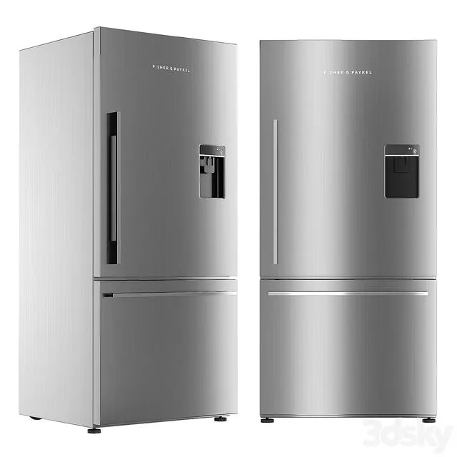 Fisher and Paykel Freestanding Refrigerator Freezer RF170WDRUX5 N 3D Model