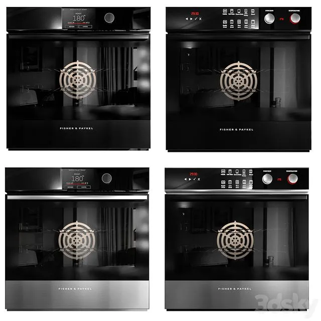 Fisher&paykel Kitchen Appliance Set No2 3D Model