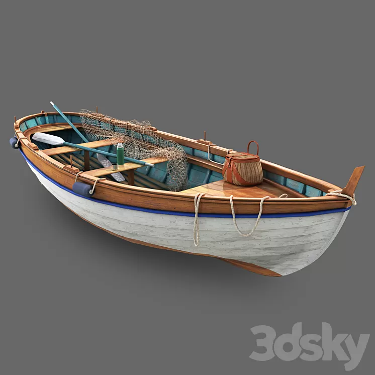 fishing boat 3D Model