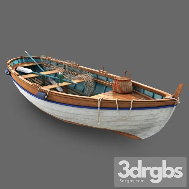 fishing boat 3D Model Free