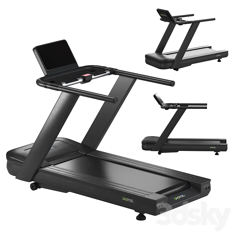 Fitness DHZ-X-8600 Professional treadmill 3D Model Free