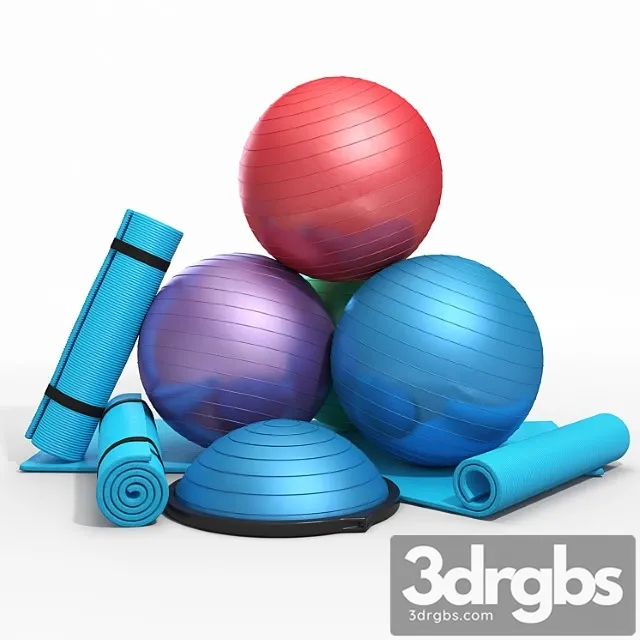 Fitness kit 3D Model Free