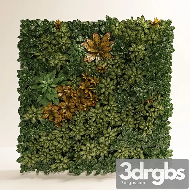 Fitostena Fitomodul of Tropical Plants 3D Model Free