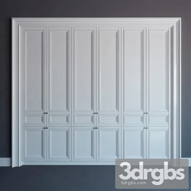 Fitted Wardrobe 11 3D Model Free