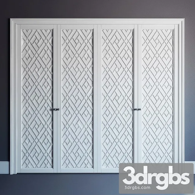 Fitted Wardrobe 3D Model Free