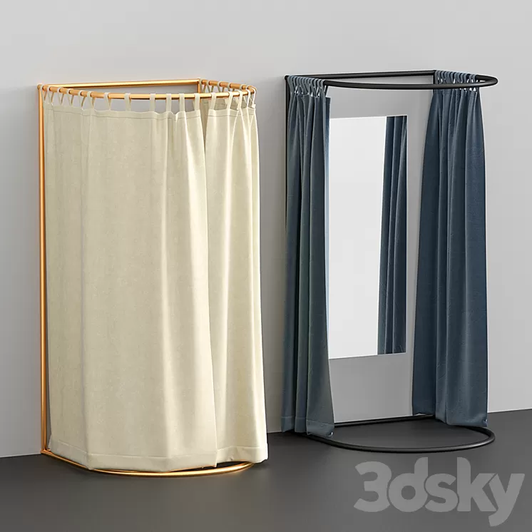 Fitting room 3D Model