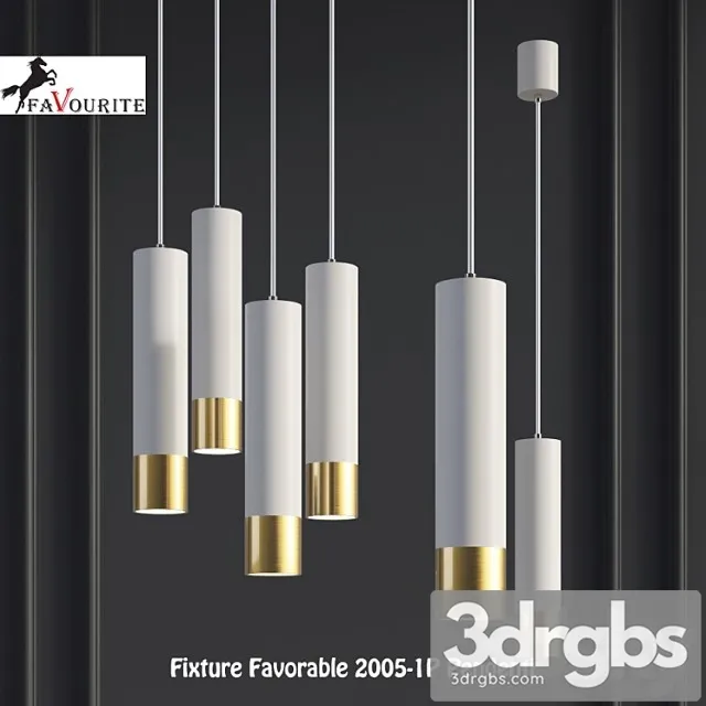 Fixture favorable 2005-1p pendenti - favorite 3D Model Free