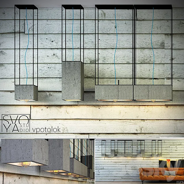 Fixture vpotolok 3D Model