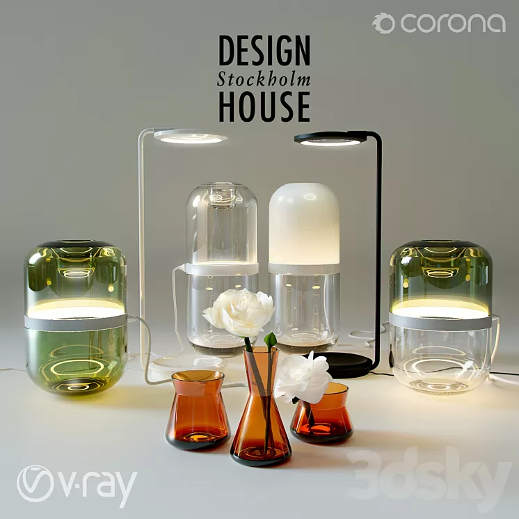Fixtures "DESIGN Stockholm HOUSE" 3D Model