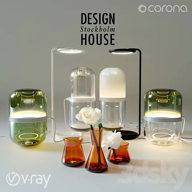 Fixtures "DESIGN Stockholm HOUSE" 3DModel