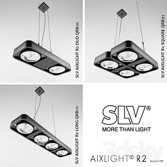 Fixtures Gyroscopic SLV AIXLIGHT R2 3D Model