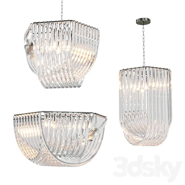 Fixtures Hyeres and Caserta by Eichholtz 3D Model