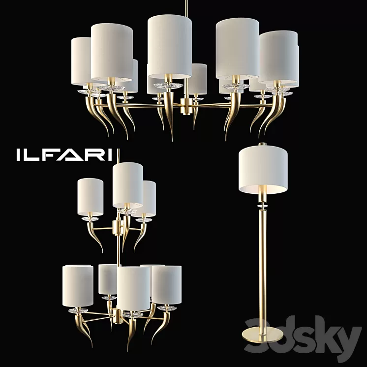 Fixtures Ilfari Loving Arms Sun Rise 3D Model