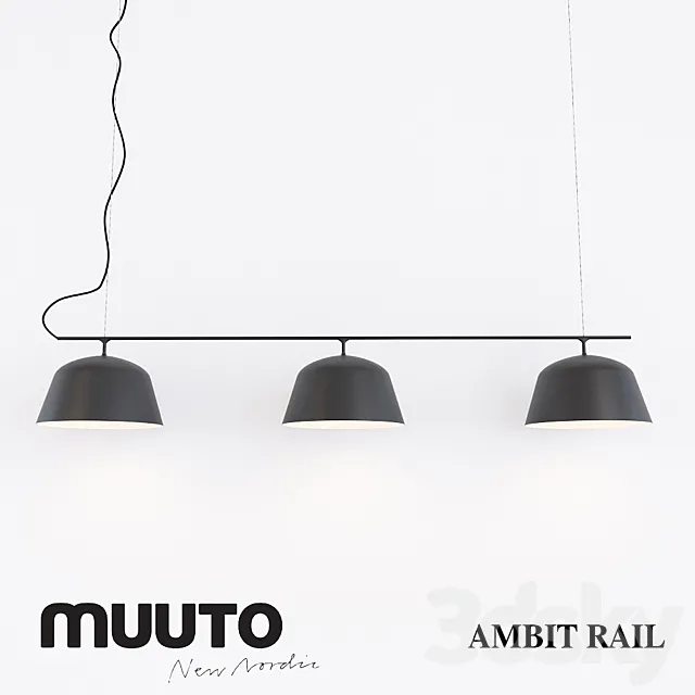 Fixtures Muuto ambit rail 3DModel