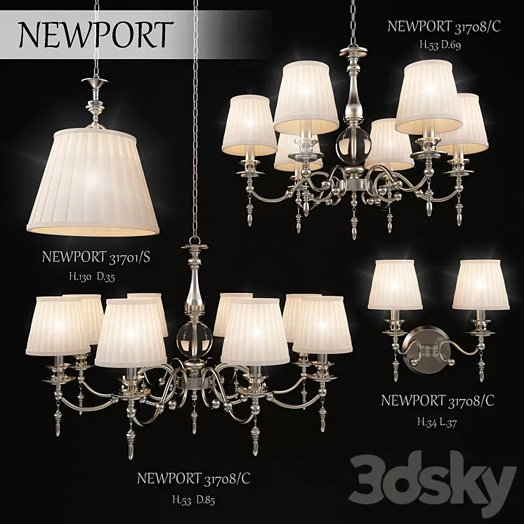 Fixtures NEWPORT 3D Model