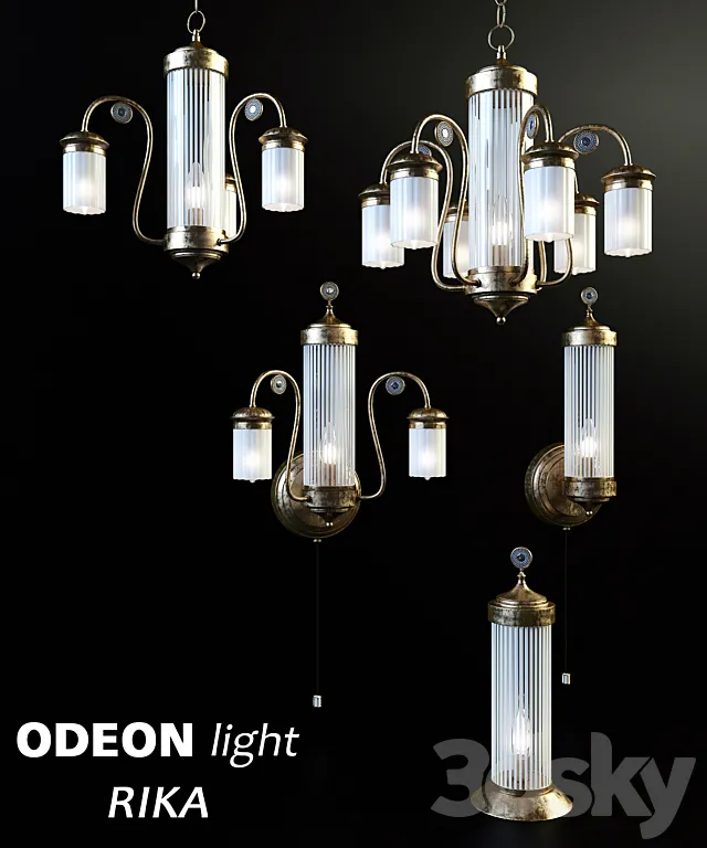 Fixtures Odeon Light RIKA 3DModel