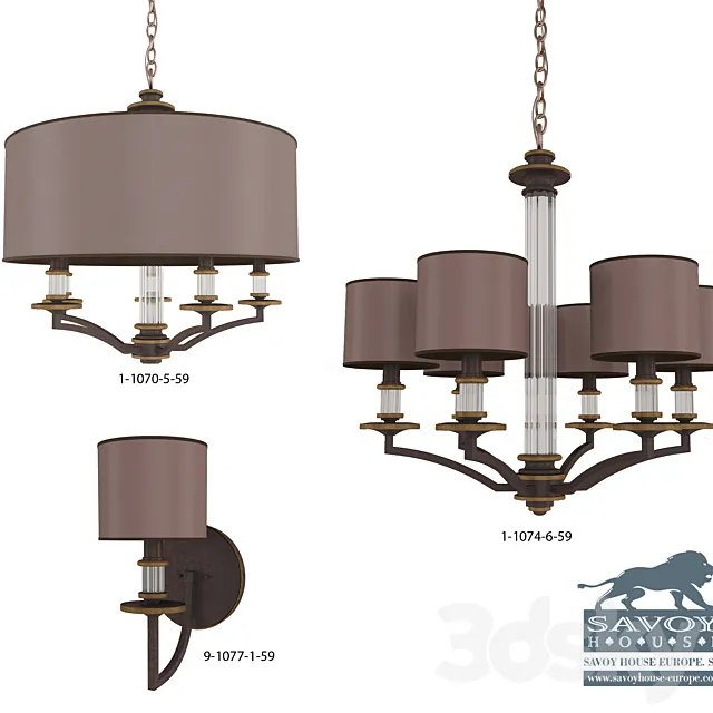 Fixtures Savoy House Europe Modern Royal 3D Model