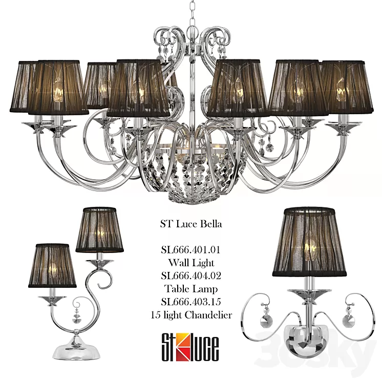 Fixtures ST Luce Bella Collection 3D Model