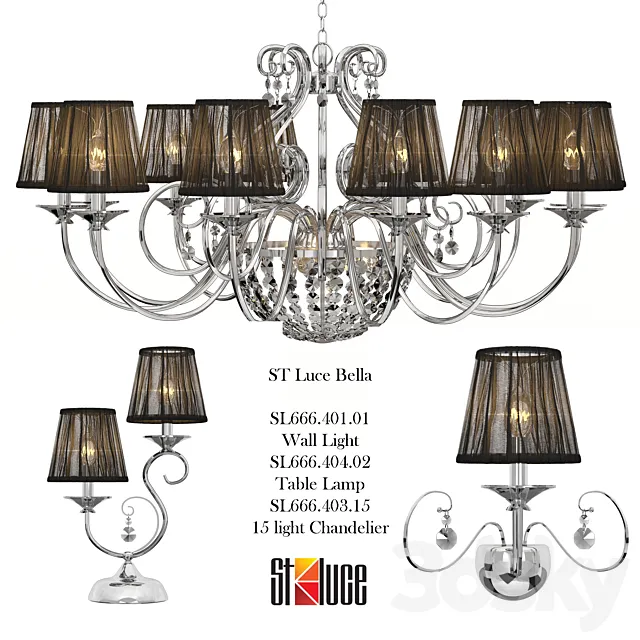 Fixtures ST Luce Bella Collection 3DModel