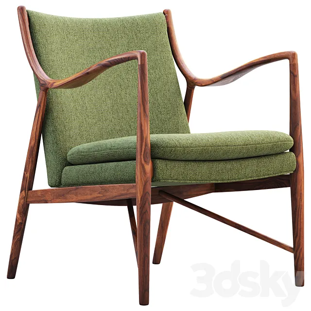 FJ 45 easy chair model 45 3D Model