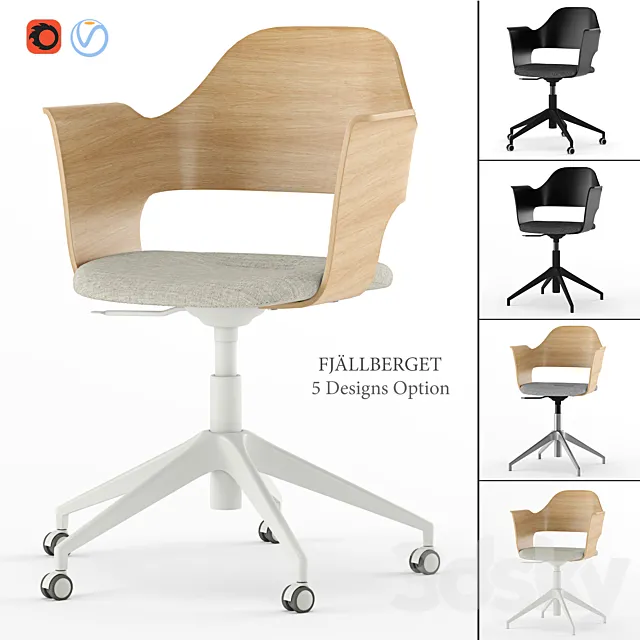 Fjällberget Chair - Ikea 3D Model