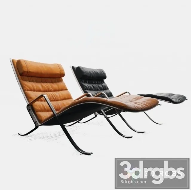 FK 87 Grasshopper Chair 3D Model Free