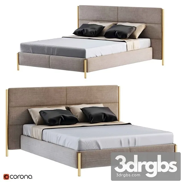 Flag Bed 2 3D Model Free