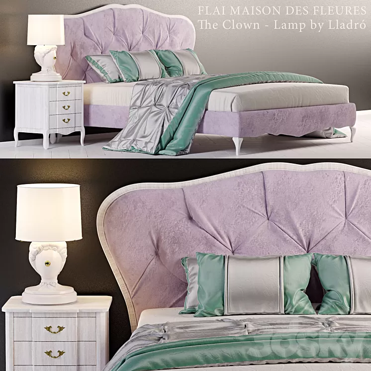 FLAI MAISON DES FLEURES. The Clown - Lamp 3D Model