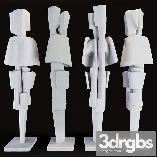 Flair 1970 roger desserprit sculpture 3D Model Free