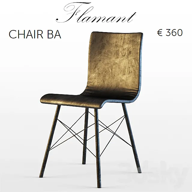 Flamant _ CHAIR BA 3DModel