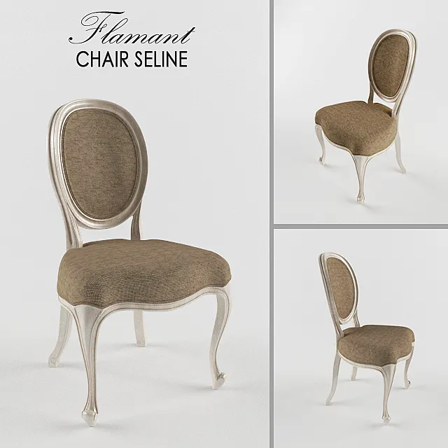 Flamant - CHAIR SELINE 3D Model