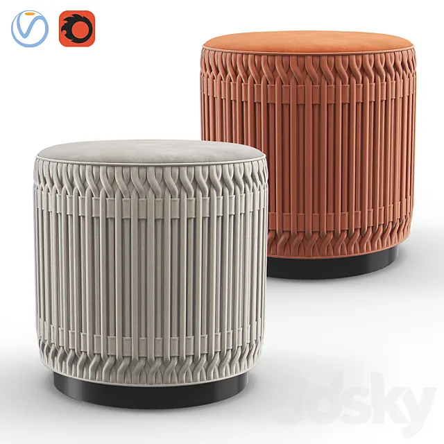 FLAME Ottoman 3DModel