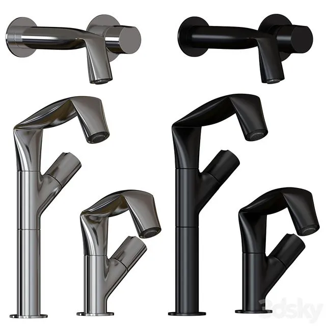 Flaminia Fold basin mixer 3D Model