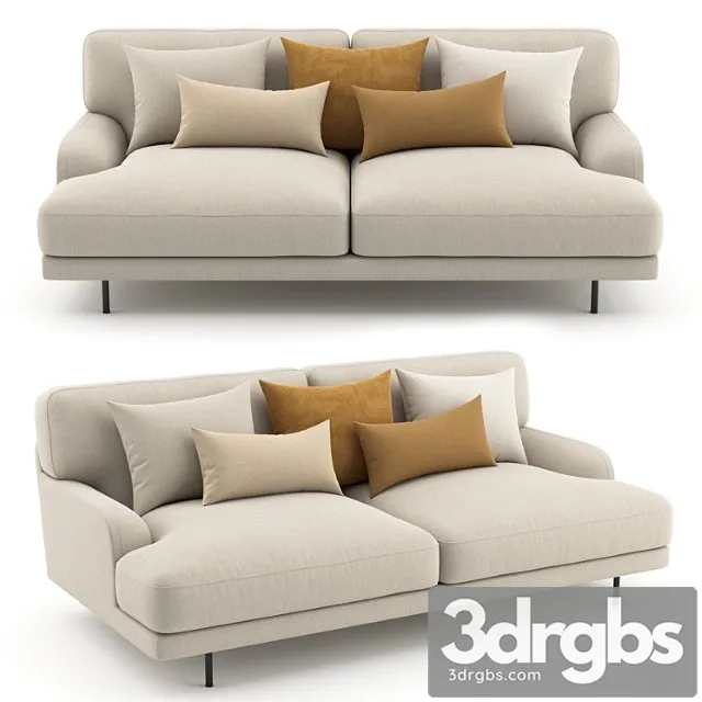 Flaneur sofa - 2 seater by gubi