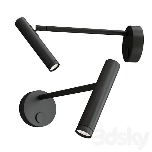 Flask k wall light 3D Model