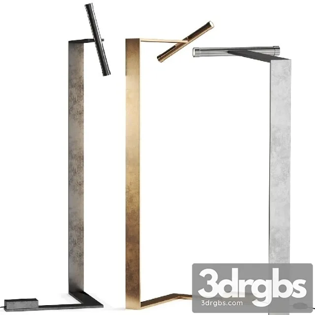 Flat by Henge Floor lamp 3D Model Free